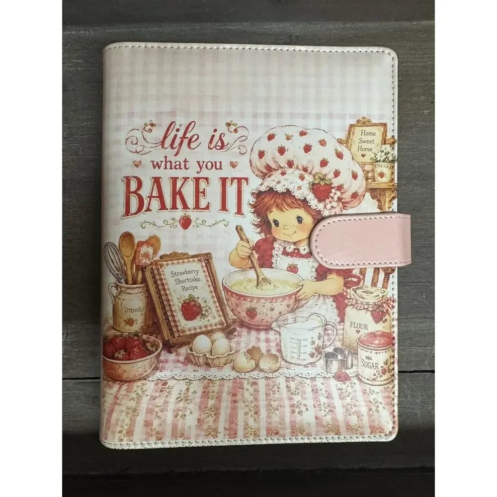 Strawberry Shortcake A5 Binder w/ Printed Stationery paper